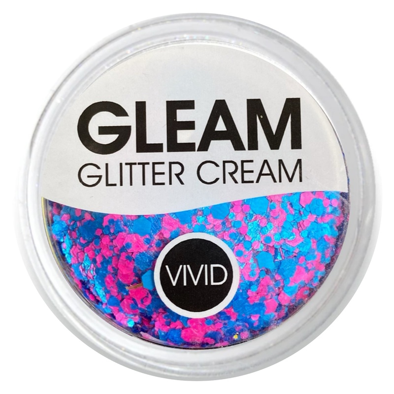 VIVID Glitter |  GLEAM Glitter Cream | Large UV GUM NEBULA (30gr)