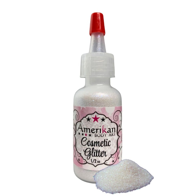 Amerikan Body Art | Face Paint Glitter Poof – Holographic Elemental Water (1/2oz)  #27