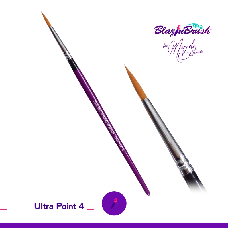 Blazin Face Painting Brush by Marcela Bustamante – Ultra Point 4