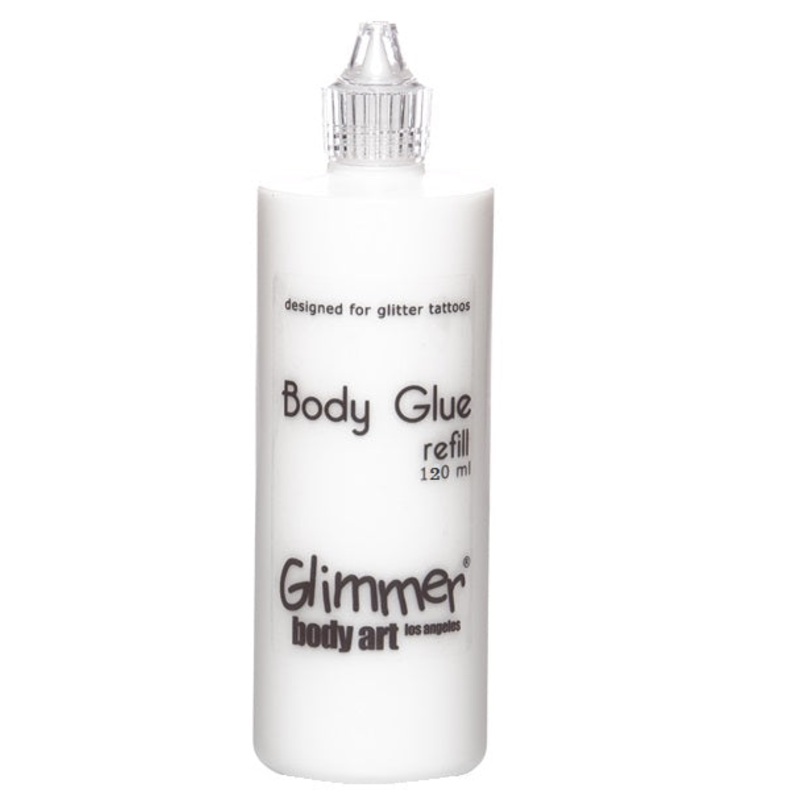 Glimmer Body Art | Glitter Tattoo Body Glue – 135ml (4.5oz) LARGE Refill Bottle #13