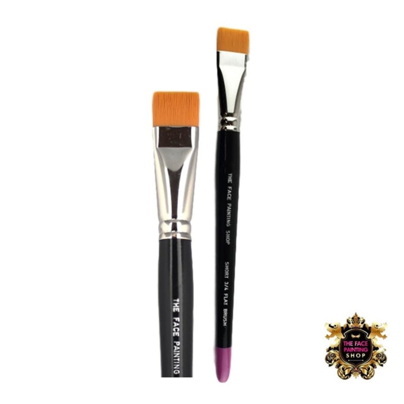 The Face Painting Shop Brush – SHORT 3/4 Flat