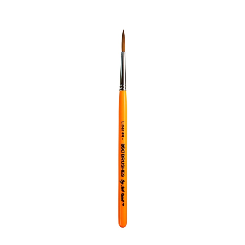 BOLT Face Painting Brush by Jest Paint – Liner #4 – Discontinued