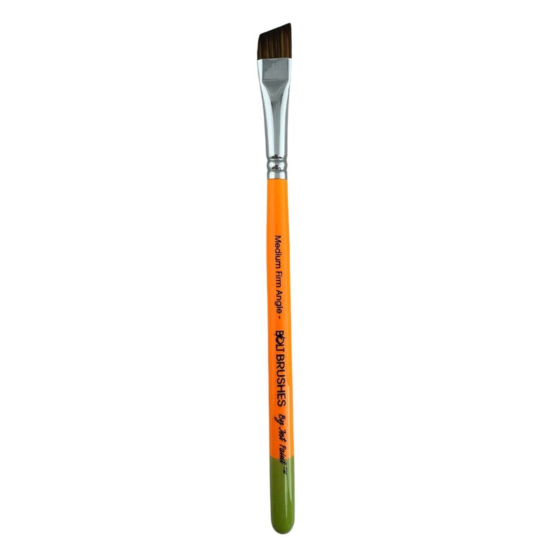 BOLT Face Painting Brushes by Jest Paint – Medium FIRM Angle 1/2