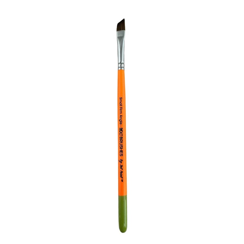BOLT Face Painting Brushes by Jest Paint –  Short Small FIRM Angle (1/4)