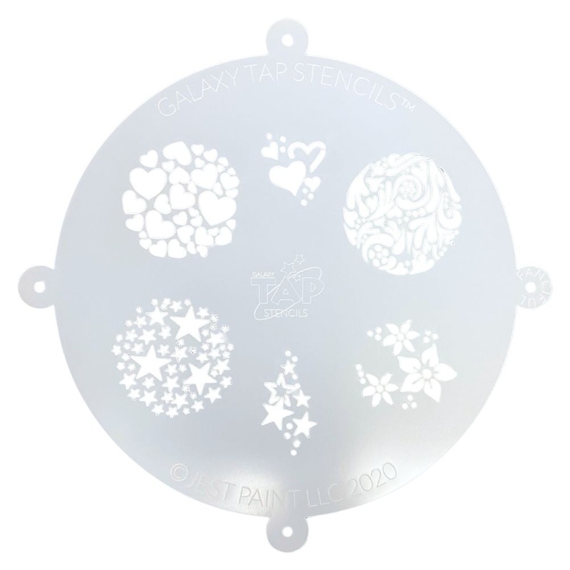 Galaxy TAP Face Painting Stencil – Fanciful