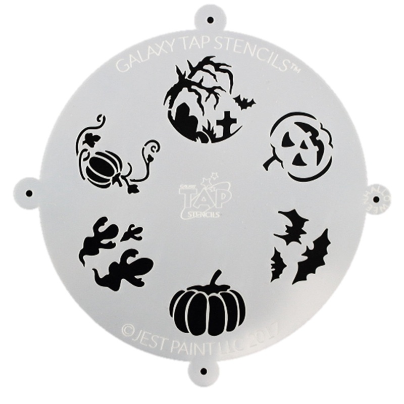 Galaxy TAP Face Painting Stencil – Halloween