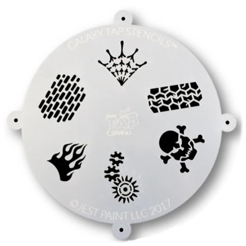 Galaxy TAP Face Painting Stencil – Hardcore