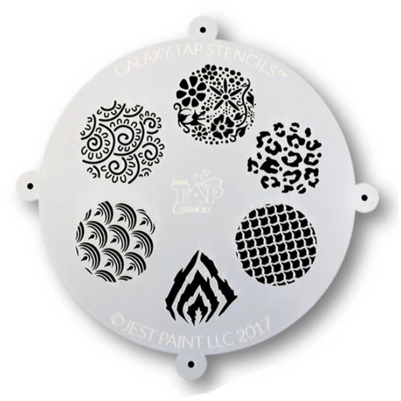 Galaxy TAP Face Painting Stencil – Patterns