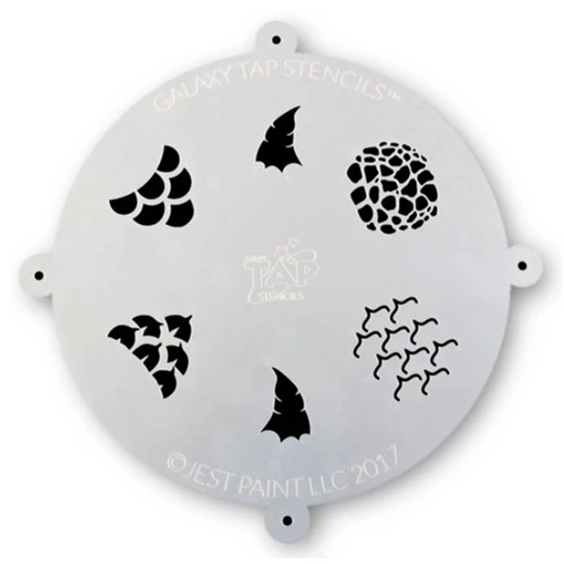 Galaxy TAP Face Painting Stencil – Scales