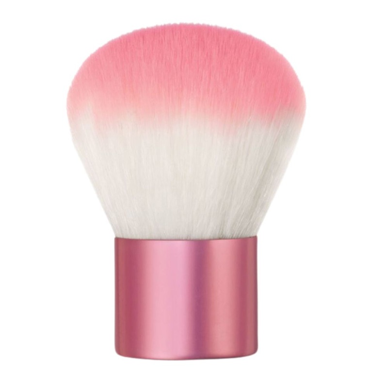 Two Tone Kabuki Brush (White and Pink)