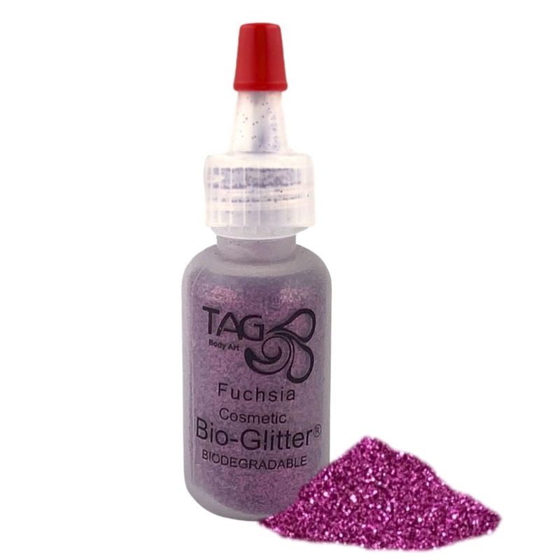 TAG Bio-Glitter | Face Paint Glitter Poof – Fuchsia (15ml)