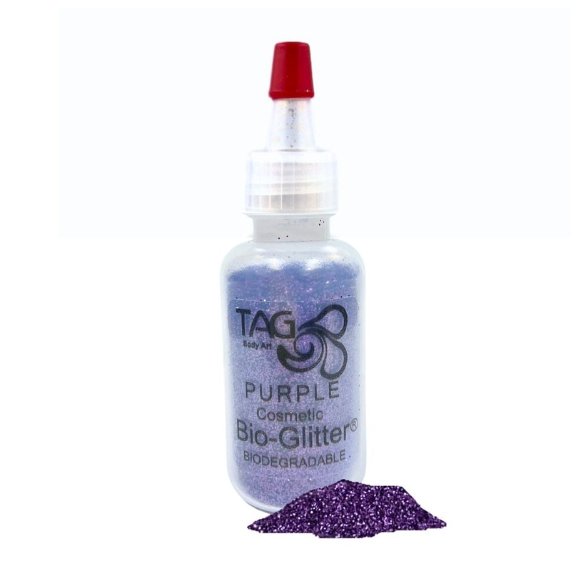 TAG Bio-Glitter | Face Paint Glitter Poof – Purple (15ml)