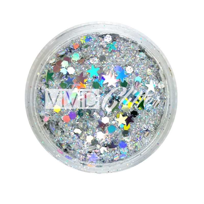 VIVID Glitter | LOOSE Chunky Hair and Body Glitter – Heaven (7.5gr)