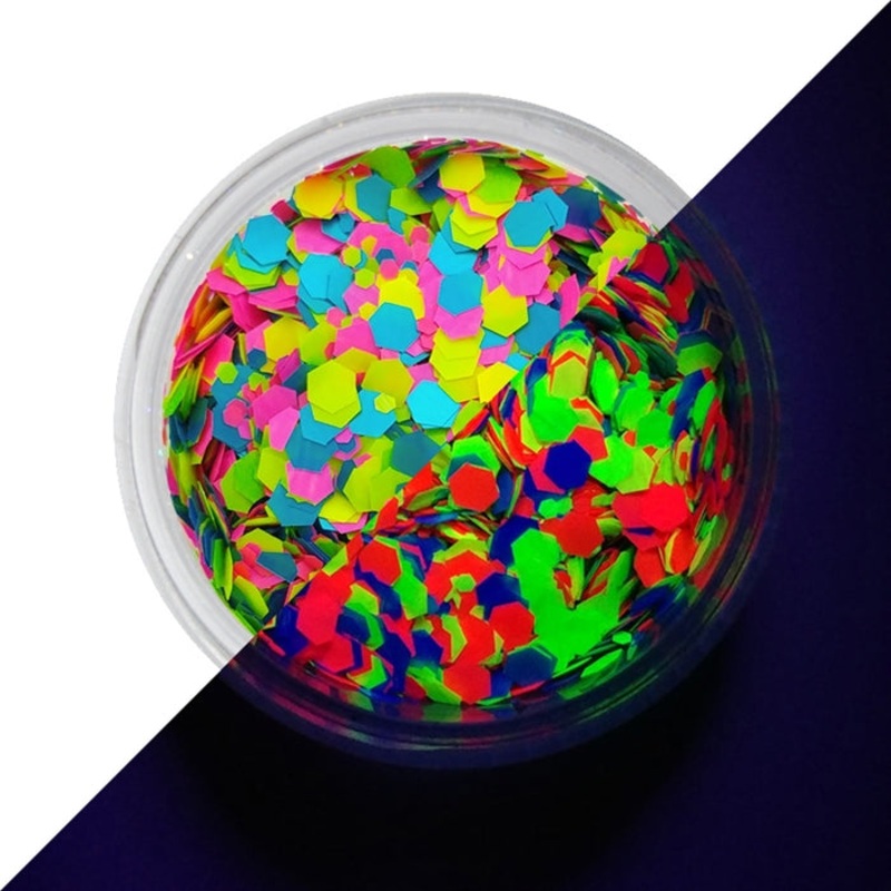 VIVID Glitter | LOOSE Chunky Hair and Body Glitter – UV Candy Cosmos (7.5gr)