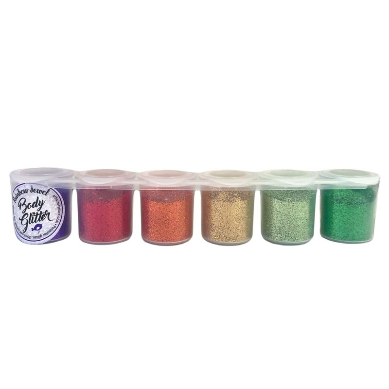 Ybody | Face Paint Glitter Set Pop Ups – Golden City – #7 (Fragile Lid Hinges)