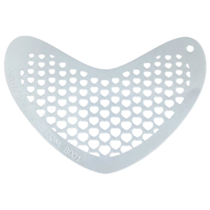 Art Factory | Boomerang Face Painting Stencil – Hearts (B001)
