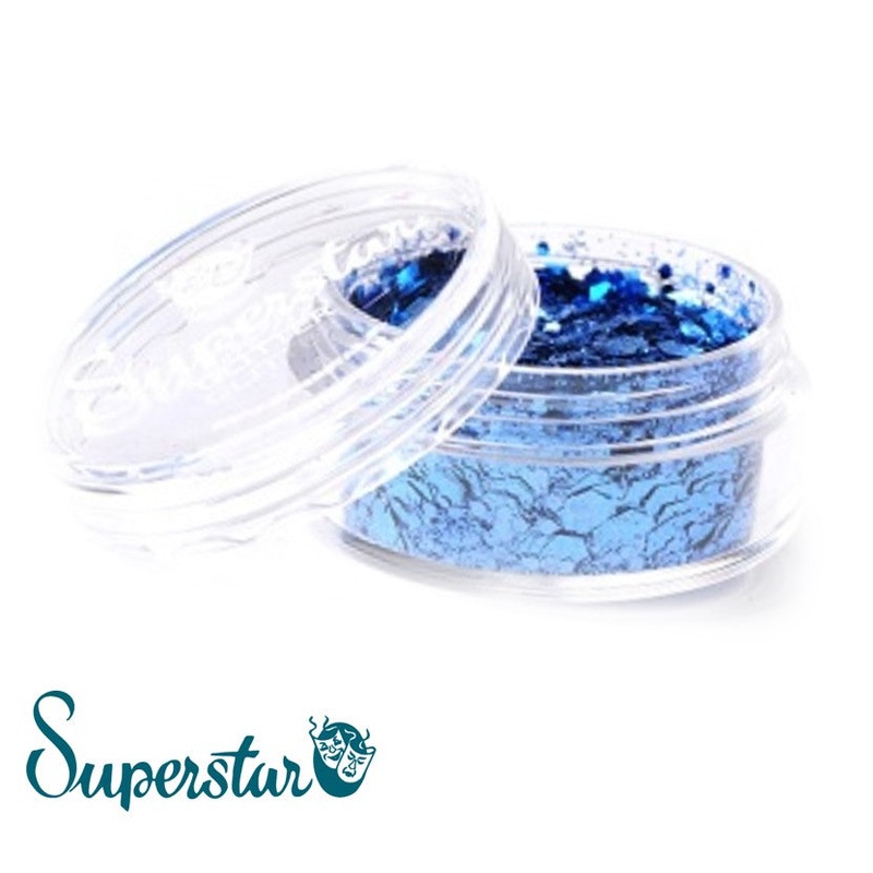 Superstar | Loose Chunky Glitter – Glamour Blue (8ml Jar)