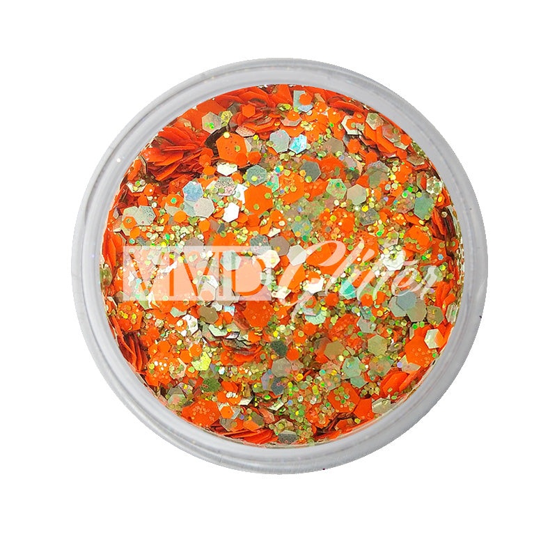VIVID Glitter | LOOSE Chunky Hair and Body Glitter – Harvest (7.5gr)