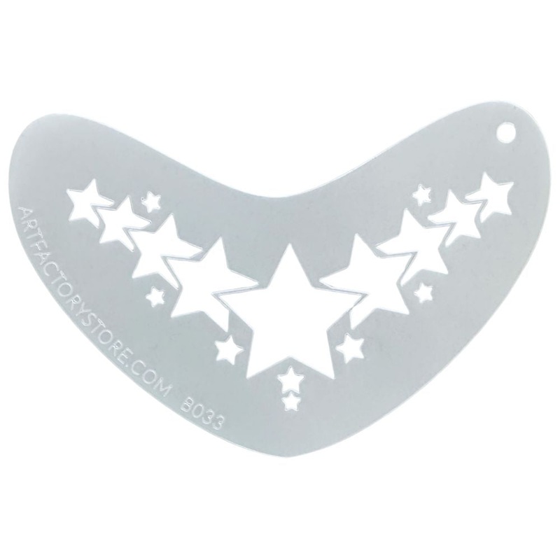 Art Factory | Boomerang Face Painting Stencil – Star Crown (B033)