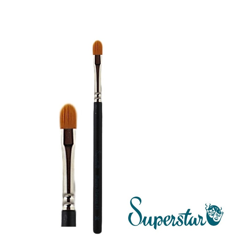 Superstar | Face Painting Brushes by Matteo Arfanotti – Filbert Brush #4   (5/16)