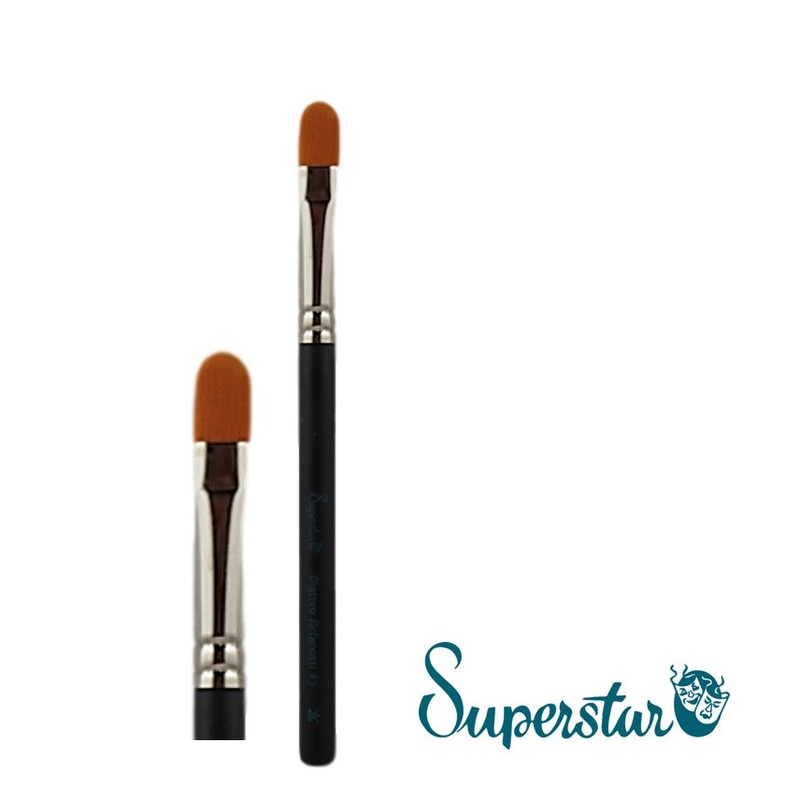 Superstar | Face Painting Brushes by Matteo Arfanotti – Filbert Brush #5 (3/8)