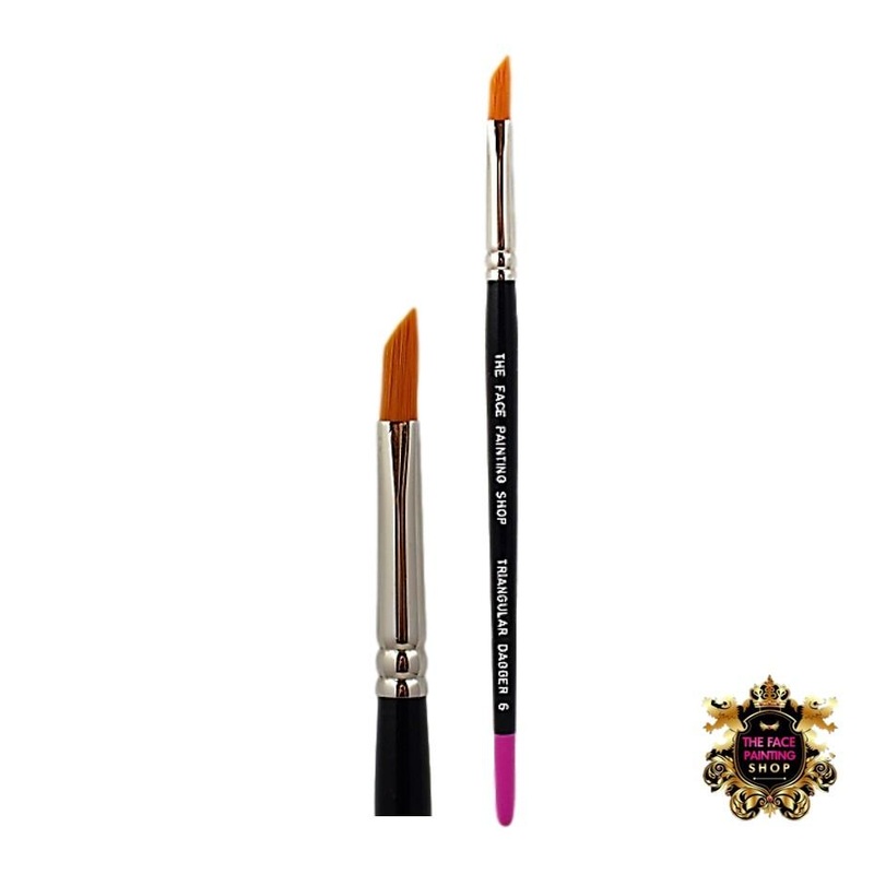 The Face Painting Shop Brush – Triangular Dagger #6