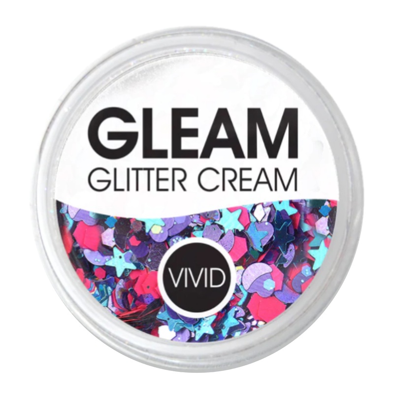 VIVID Glitter |  GLEAM Glitter Cream | Large BLAZIN UNICORN (30gr)