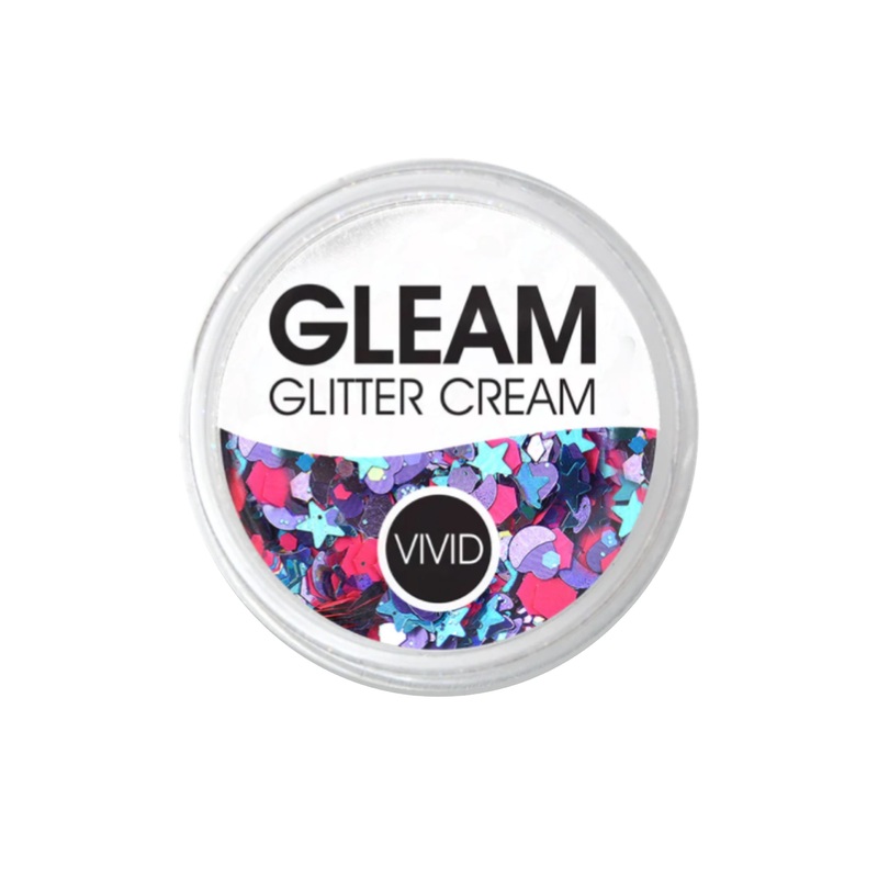 VIVID Glitter |  GLEAM Glitter Cream | Small BLAZIN UNICORN (10gr)