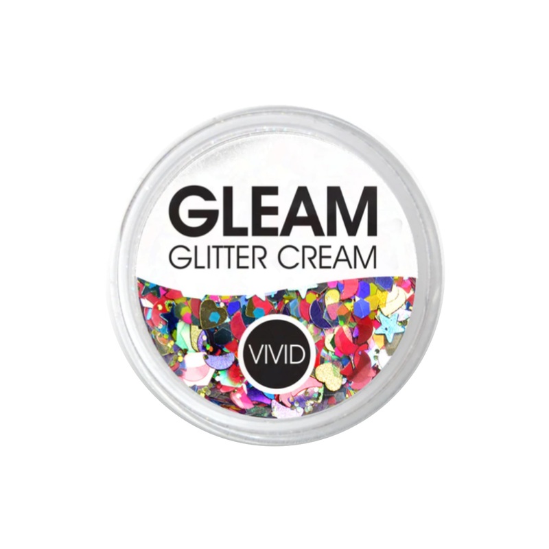VIVID Glitter |  GLEAM Glitter Cream | Small FESTIVITY (10gr)