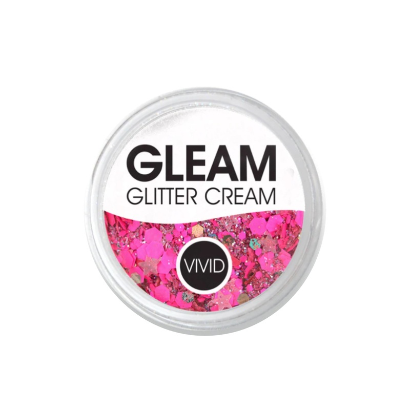 VIVID Glitter |  GLEAM Glitter Cream | Small UV WATERMELON (10gr)