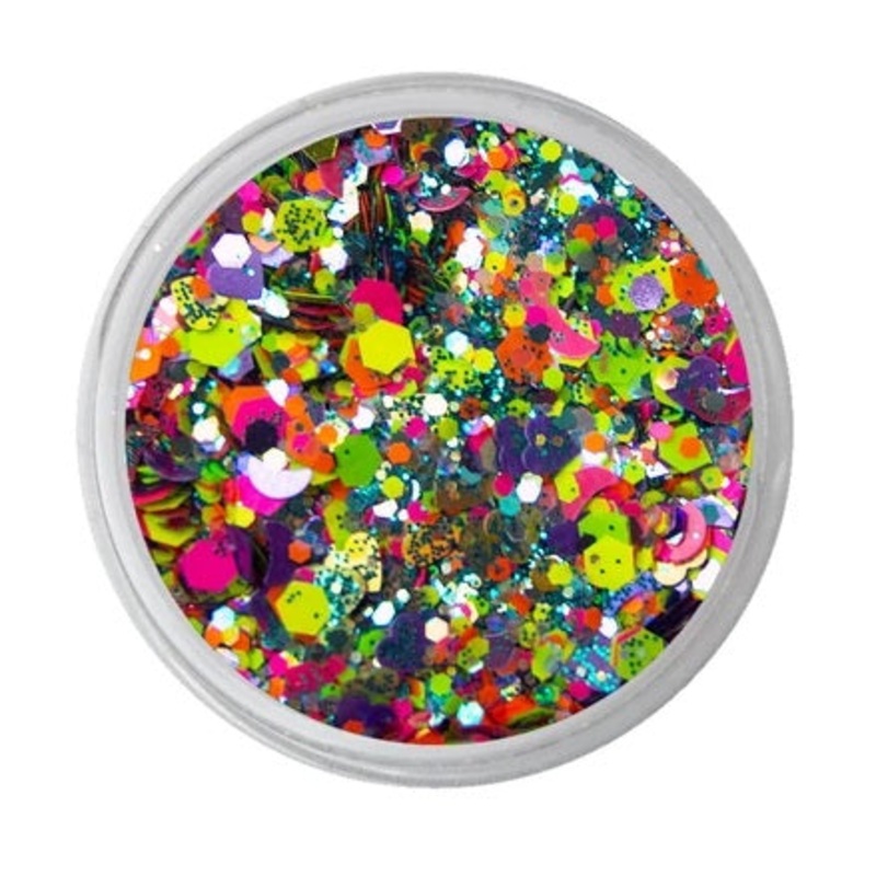 VIVID Glitter | LOOSE Chunky Hair and Body Glitter – UV Aloha (7.5gr)