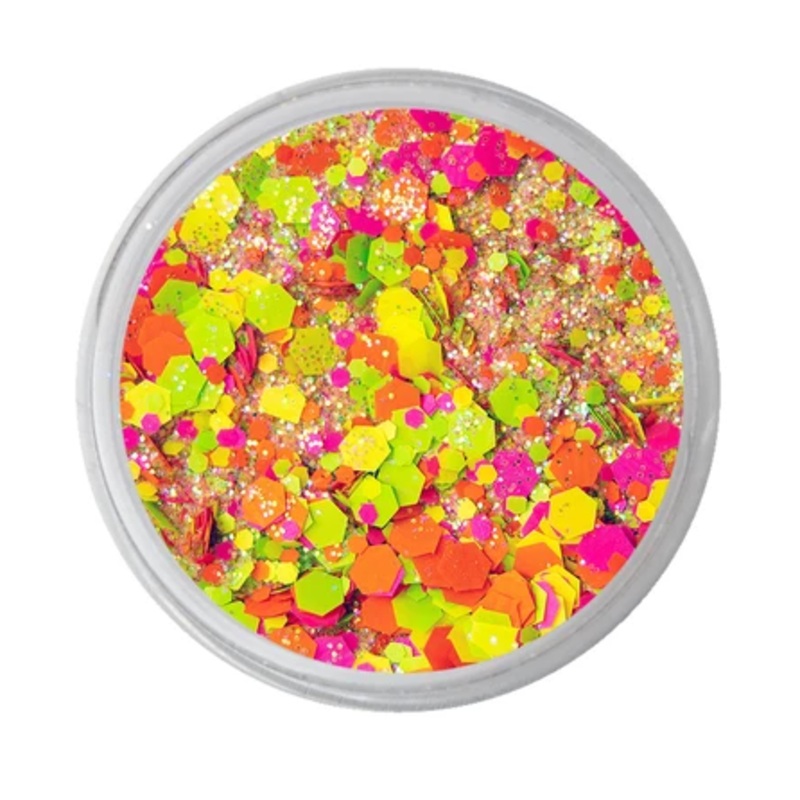 VIVID Glitter | LOOSE Chunky Hair and Body Glitter – UV Lava Pool (7.5gr)