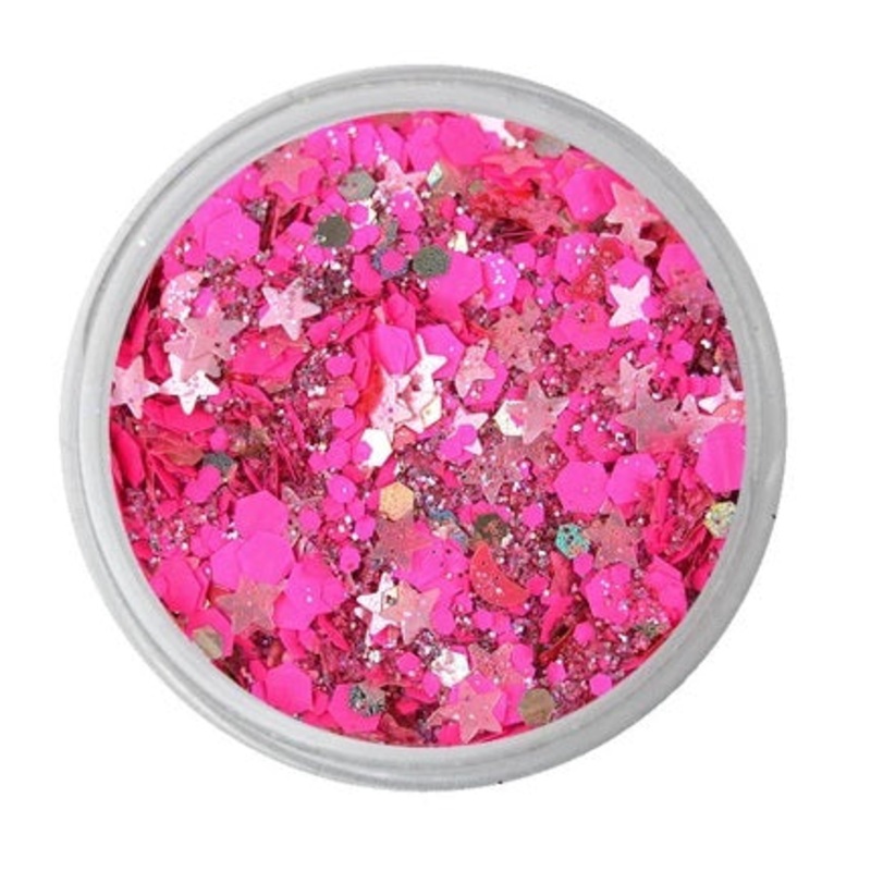 VIVID Glitter | LOOSE Chunky Hair and Body Glitter – UV Watermelon (7.5gr)