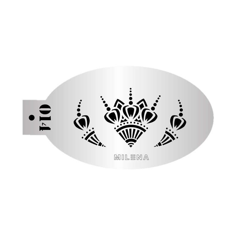 MILENA STENCILS | Face Painting Stencil –  (Henna Beauty)  O14