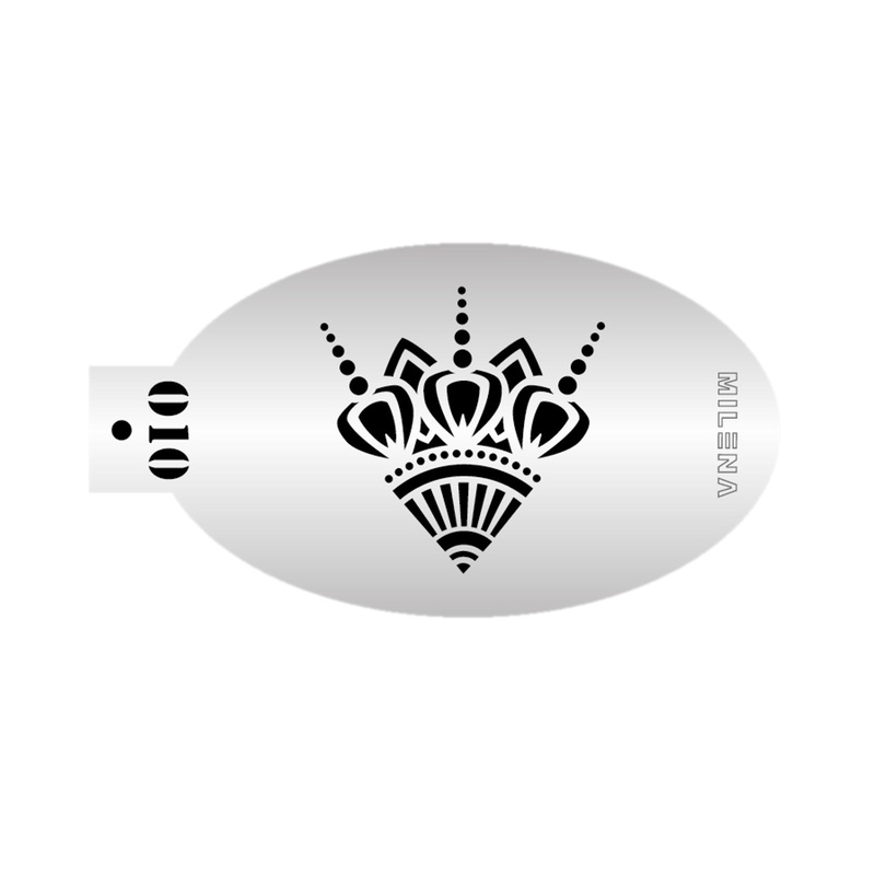 MILENA STENCILS | Face Painting Stencil –  (Henna Centerpiece)  O10
