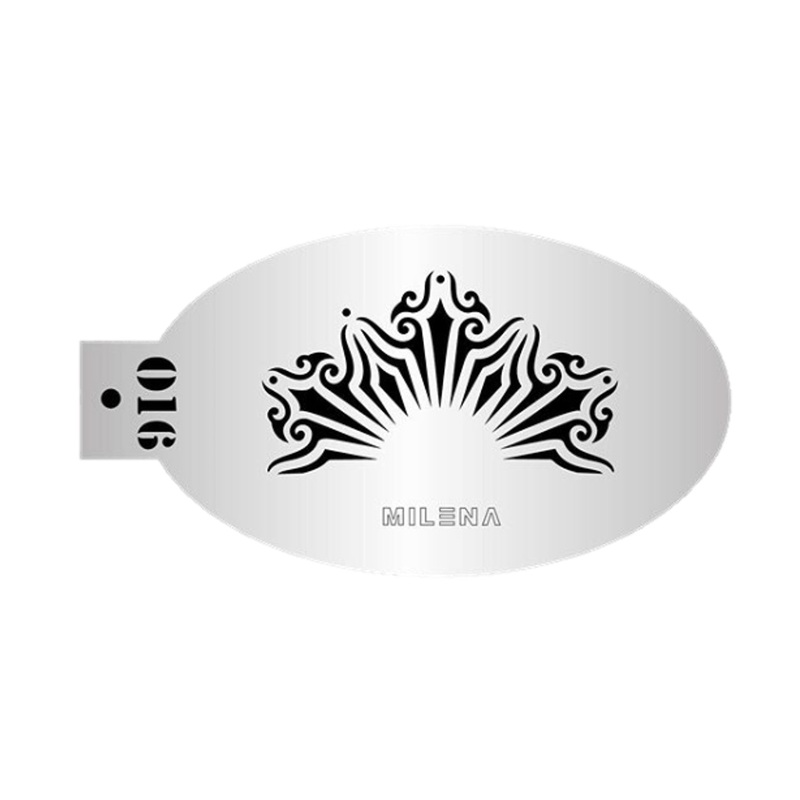 MILENA STENCILS | Face Painting Stencil –  (Princess Crown)  O16