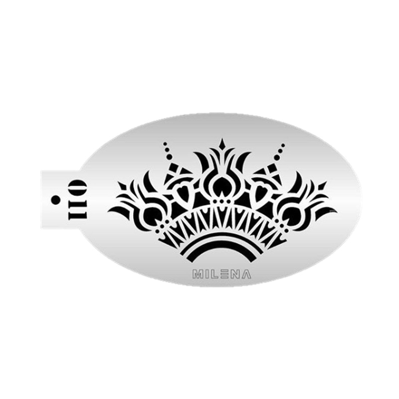 MILENA STENCILS | Face Painting Stencil –  (Royal Crown)  O11