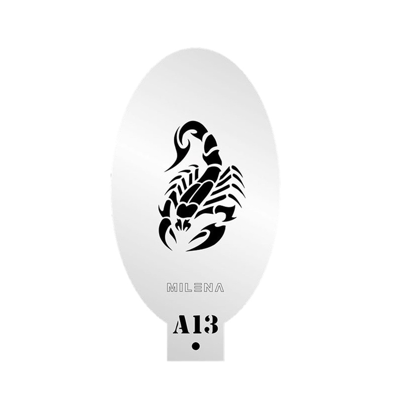 MILENA STENCILS | Face Painting Stencil –  (Scorpion)  A13