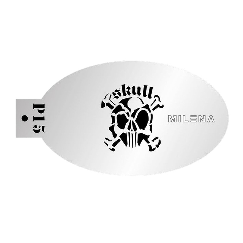 MILENA STENCILS | Face Painting Stencil –  (Skull)  P15
