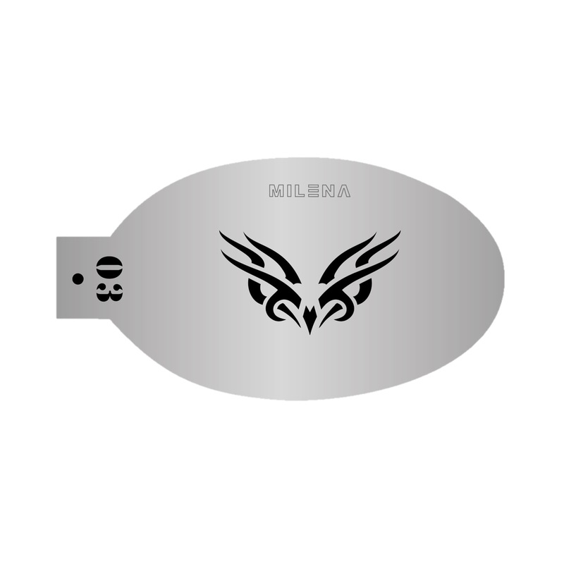 MILENA STENCILS | Face Painting Stencil –  (Tribal Centerpiece)  O3