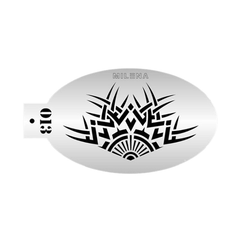 MILENA STENCILS | Face Painting Stencil –  (Tribal Crown)  O13