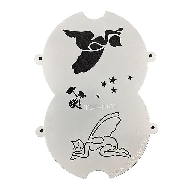 JPDTAP 102 Face Painting Double Stencil – Sleeping Fairy