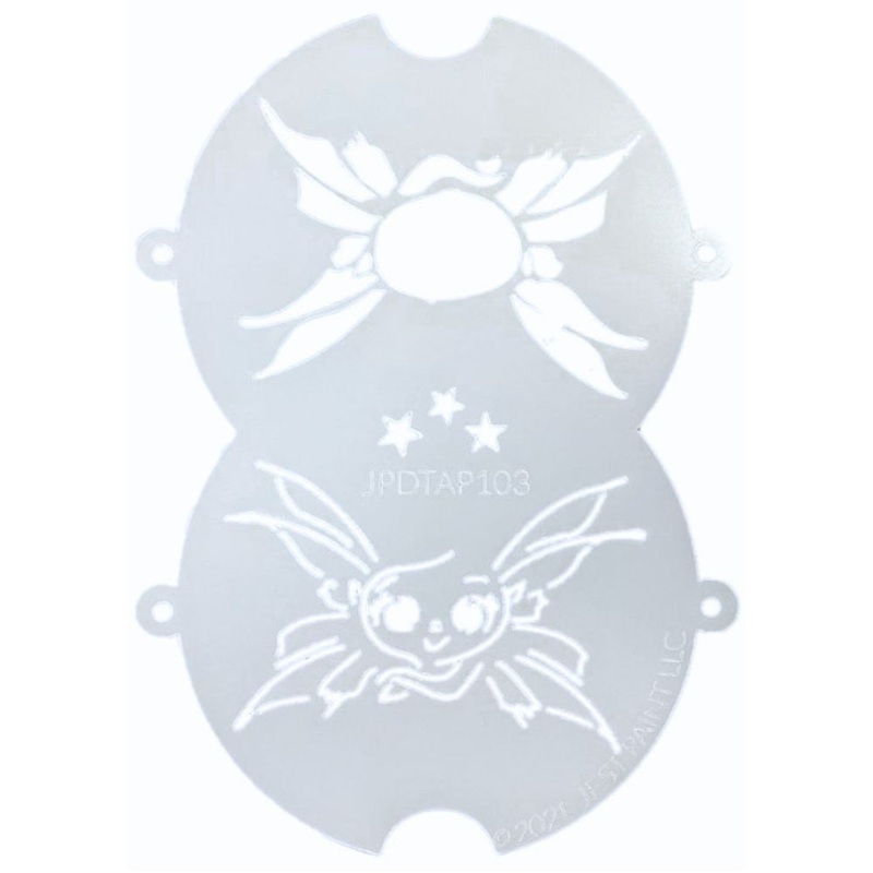 JPDTAP 103 Face Painting Double Stencil – Big Eyes Fairy