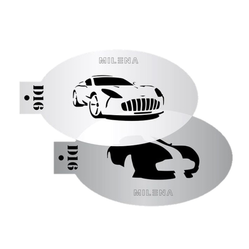 MILENA STENCILS | Face Painting Stencil –  (Sports Car Set )  D16