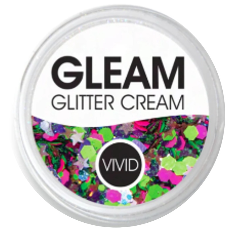 VIVID Glitter |  GLEAM Glitter Cream | Large LOTUS BLOSSOM (30gr)