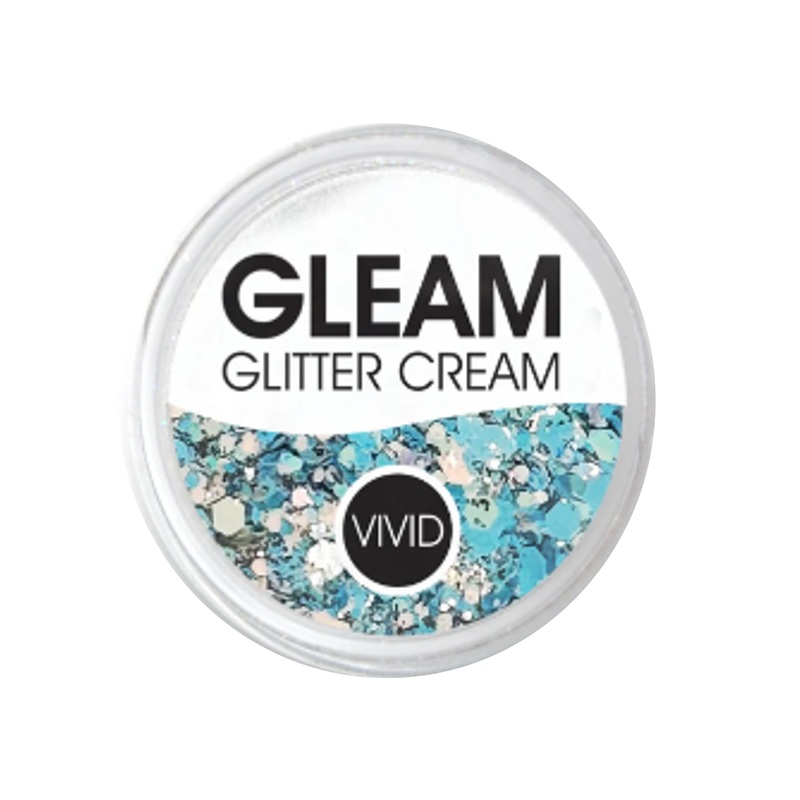 VIVID Glitter |  GLEAM Glitter Cream | Small Pastel Glow – BLUEBELL (10gr)