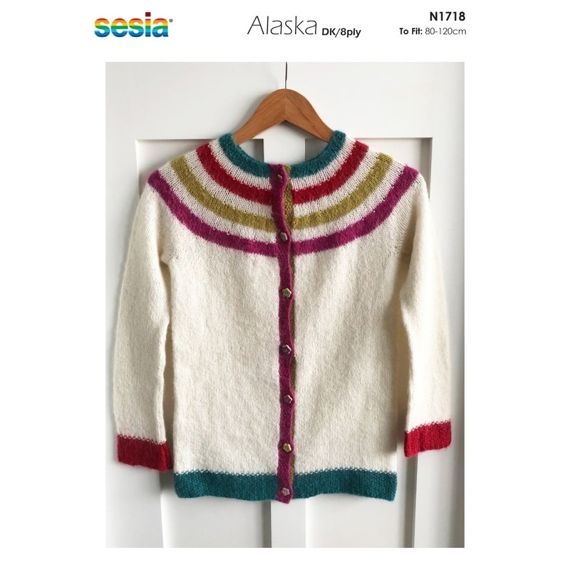 Naturally Pattern Leaflet Sesia Alaska DK/8ply Womens/Cardigan N1718