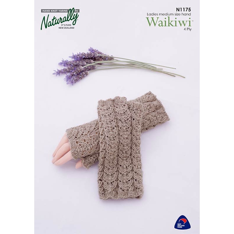 Naturally Pattern Leaflet Waikiwi Womens/Gloves N1175