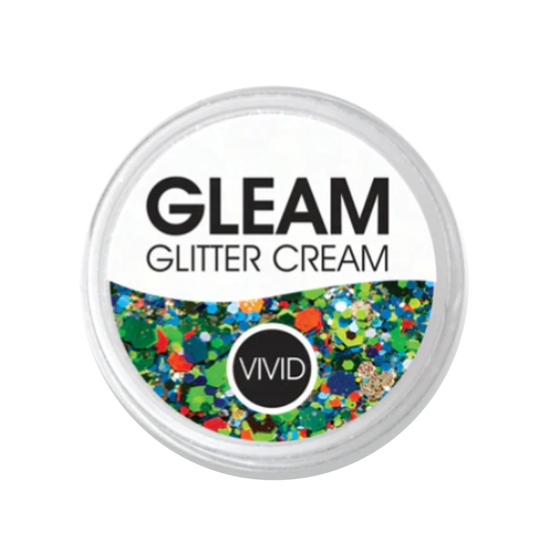 VIVID Glitter |  GLEAM Glitter Cream | Small BUSH GARDENS (10gr)