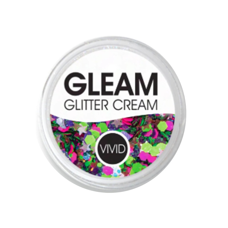 VIVID Glitter |  GLEAM Glitter Cream | Small LOTUS BLOSSOM (10gr)
